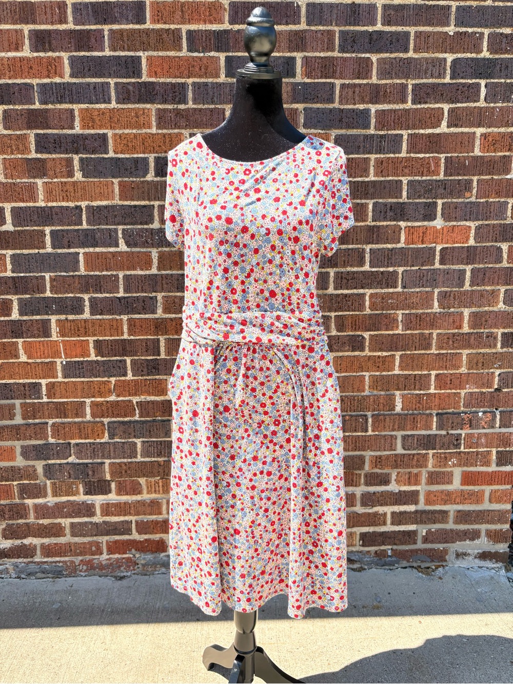 POCKETS! Boden Floral Dress in Red, Blue, Yellow, Pink